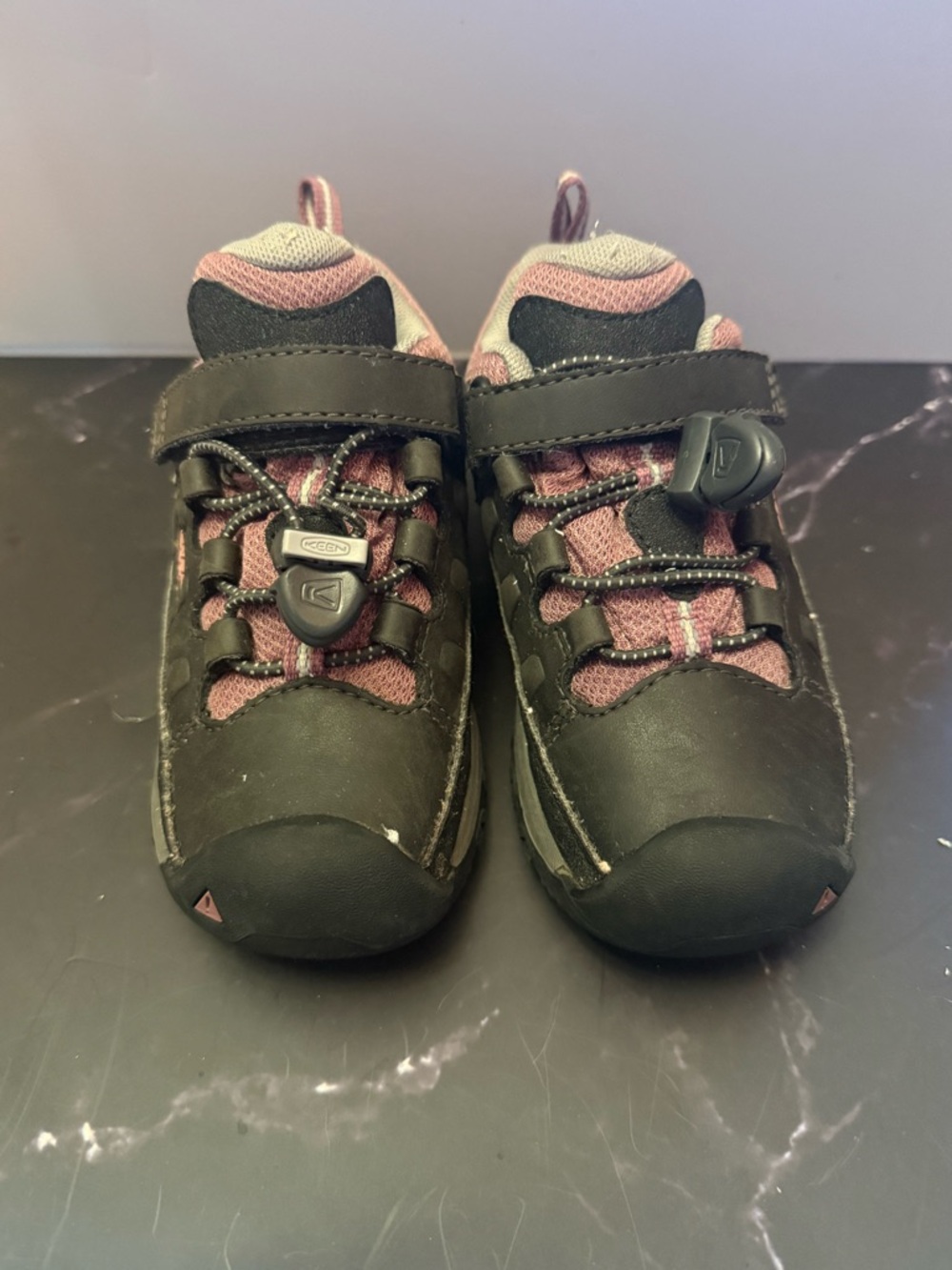 Keen Kids Black and Pink Trail Targhee waterproof boot - Picture 2 of 6